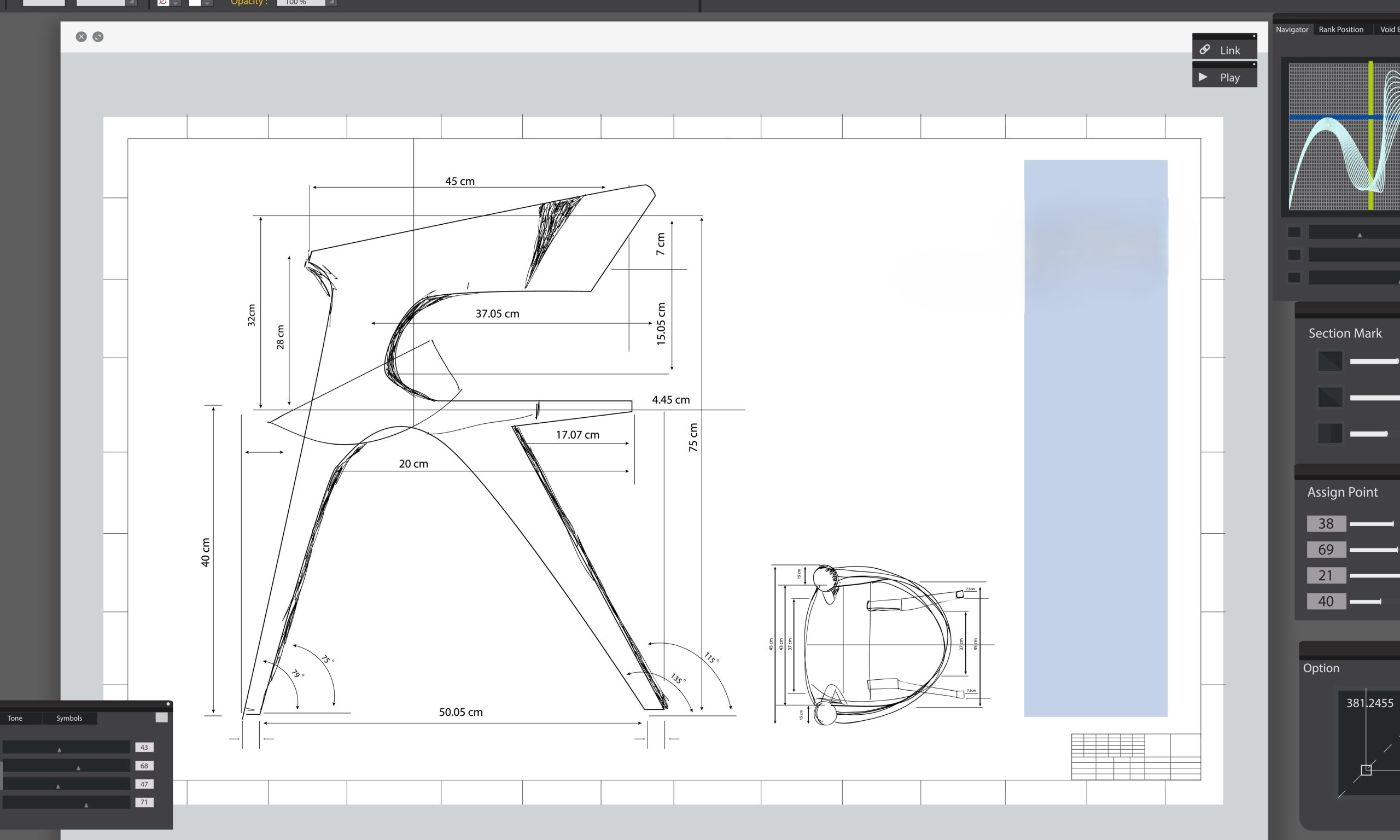 Illustration of creative graphic design